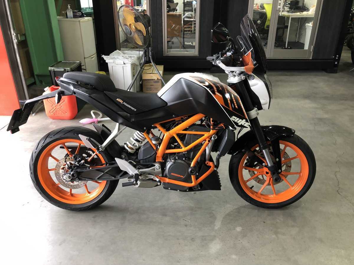 格安 KTM DUKE390 デューク セル始動 ABS付 8061km 平成26年式(KTM 