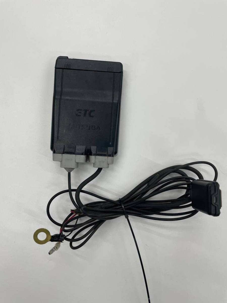 ETC MITSUBA 通電確認済 22 ETC バイク用 ミツバ バイク用ETC車載器 ETC