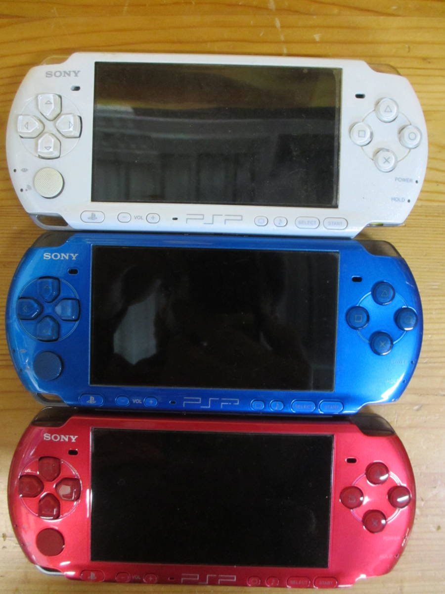 PSP 本体 Z045】SONY◇PSP本体×10台◇PSP-2000×3台、PSP-3000×7台