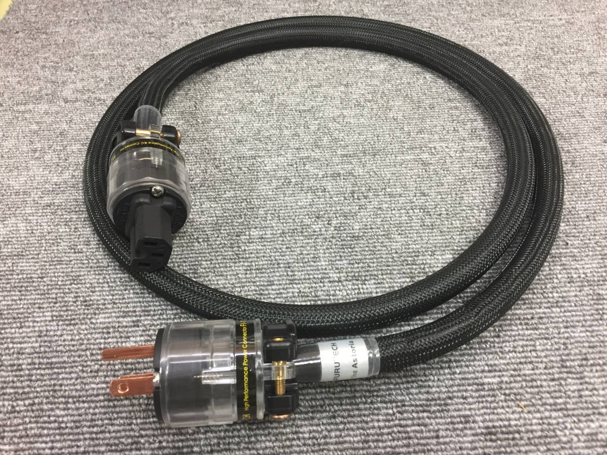 AykmFURUTECH Astoria箱付き 電源ケーブル 定番人気，豊富な】 【USED】FURUTECH THE-ASTORIA(1.5m) [電源