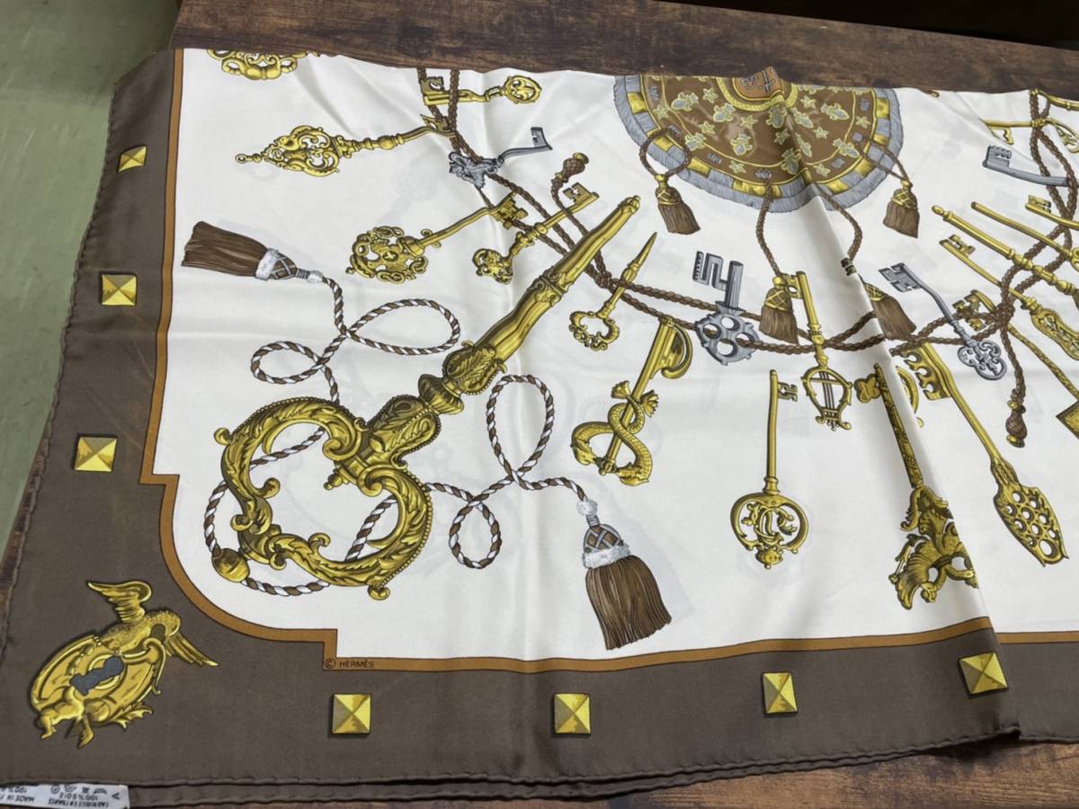 エルメス HERMES カレ90 スカーフ 0 シルクスカーフ カレ シルク Scarf