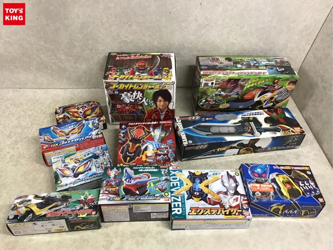 1円～ 同梱不可 ジャンク ウルトラマンジード、仮面ライダーフォーゼ