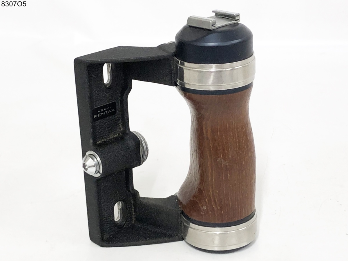 ★ASAHI PENTAX アサヒ ペンタックス 6×7 67用 木製グリップ 中判 カメラ アクセサリー 8307O-13 ASAHI PENTAX 6×7 シャッターOK アサヒペンタックス (6X7)|中判人気に乗り買取価格急上昇中