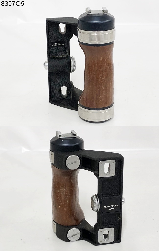 ★ASAHI PENTAX アサヒ ペンタックス 6×7 67用 木製グリップ 中判 カメラ アクセサリー 8307O-13 ASAHI PENTAX 6×7 シャッターOK アサヒペンタックス (6X7)|中判人気に乗り買取価格急上昇中