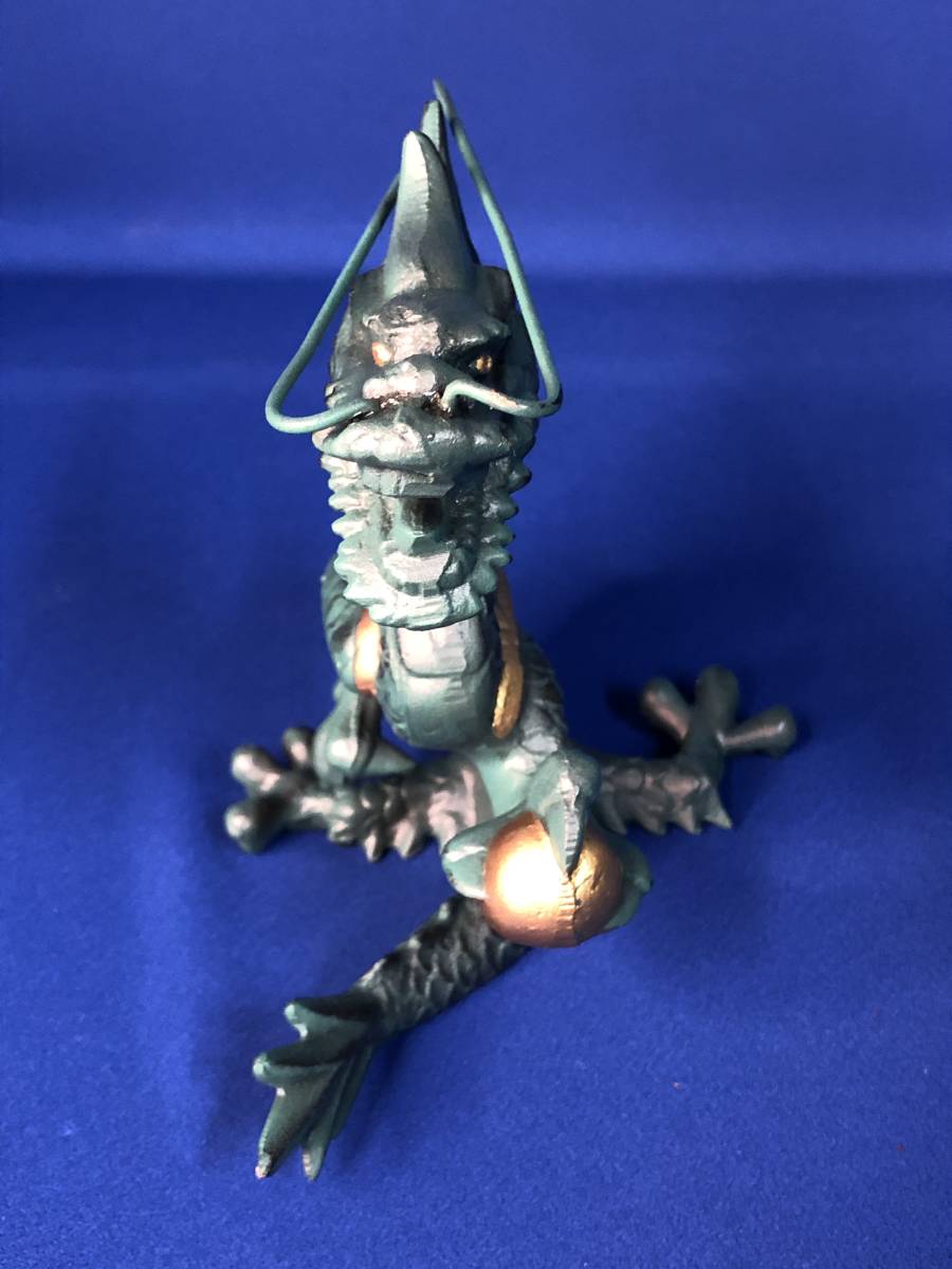 龍の置物 龍のオブジェ 龍 昇龍 のぼりりゅう 正義作 金属製 鉄製 