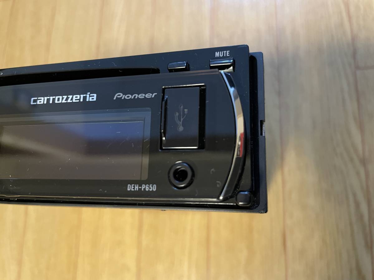 DEH-P760 カロッツェリア 1DIN CD/USB他 中古 リモコン付
