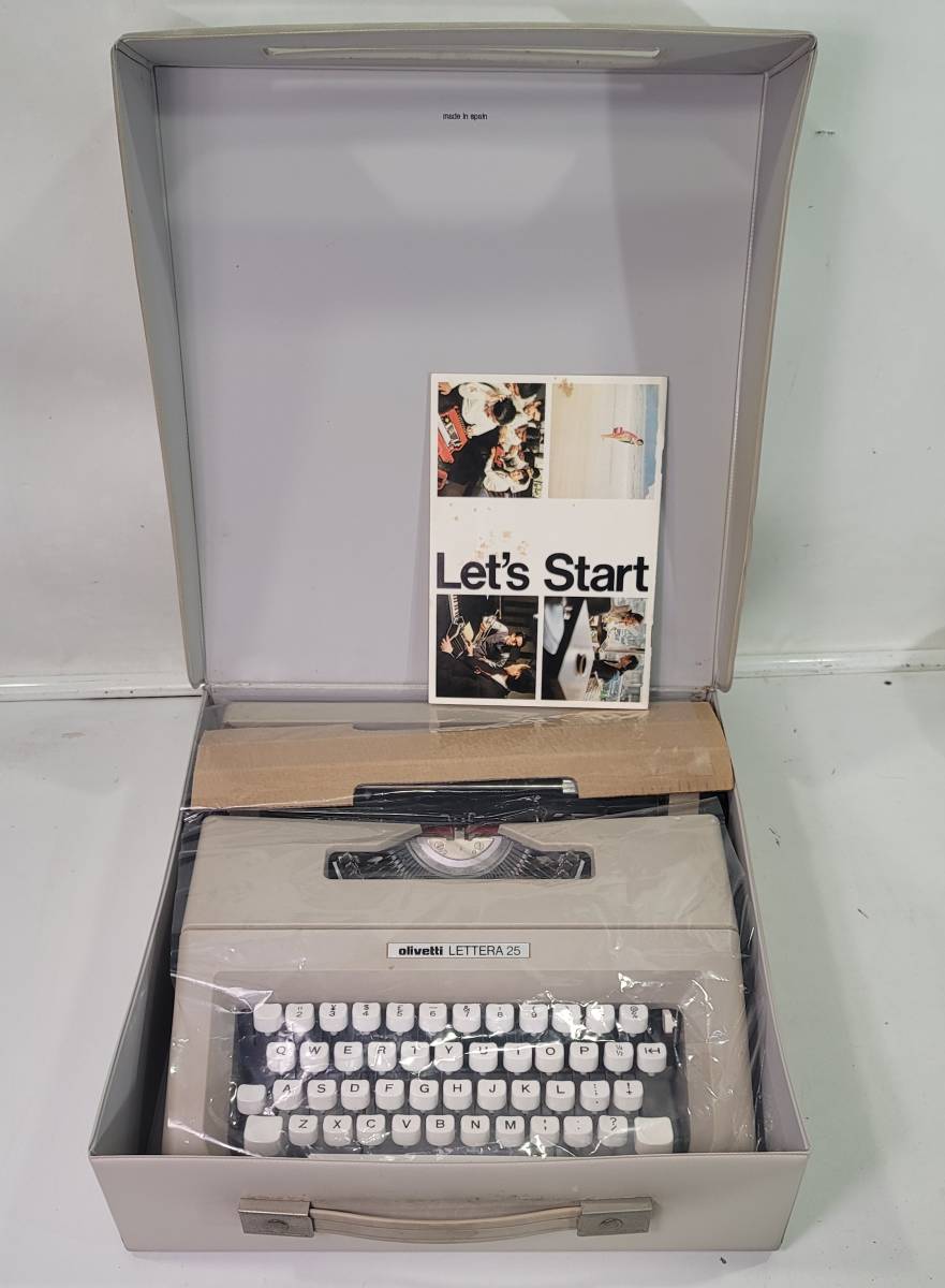 Olivetti Lettera 36 タイプライター　アンティーク　レトロ Lettera Yahoo!オークション olivetti -昭和レトロ(タイプライター)の