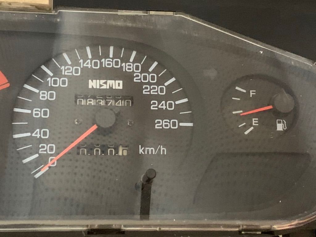 NISSAN/日産/シルビアS14/前期 MT/スピードメーター/ニスモメーター 