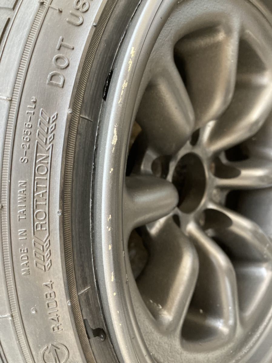 【傷多数】限定値下 4本セットワタナベ エイトスポーク 14インチ 4H-110 4本セット RS Watanabe F8F TYPE 15×6J+35 4H-100 ブラック コンパクト