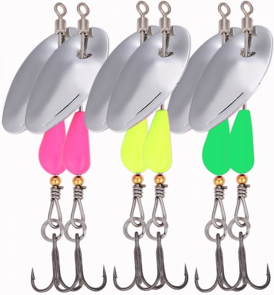 送料198円 訳アリ 渓流 スピナー トラウト ルアー 6個セット 3 3g トレブルフック 装着 小渓流 エリア ルアー用品 売買されたオークション情報 Yahooの商品情報をアーカイブ公開 オークファン Aucfan Com