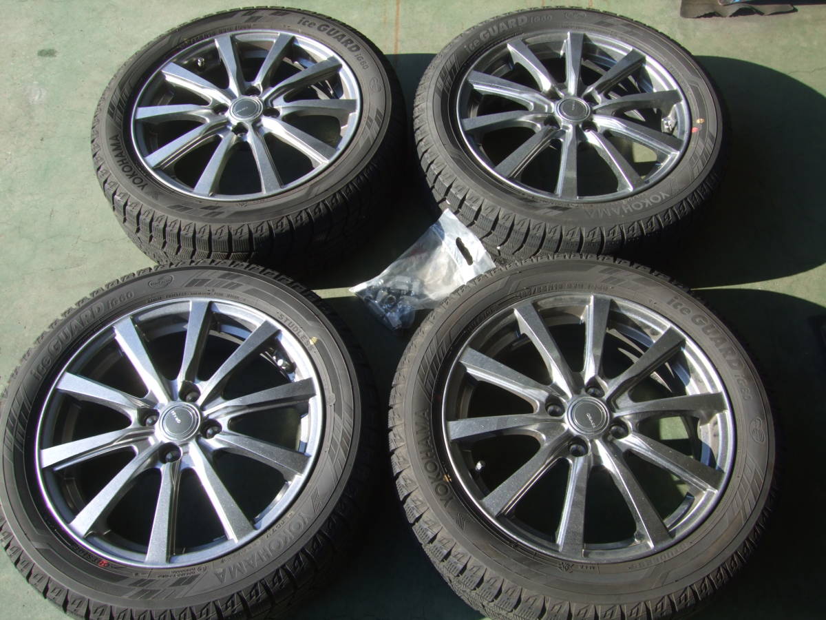 185/55R16 ヨコハマ アイスガード 16x5.5 4H100+42 アルミホイール 