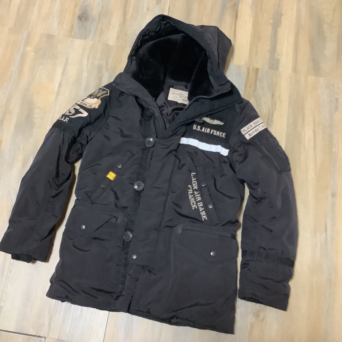 希少AVIREX アヴィレックス N-3B BLACK KNIGHTS M サイズ 
