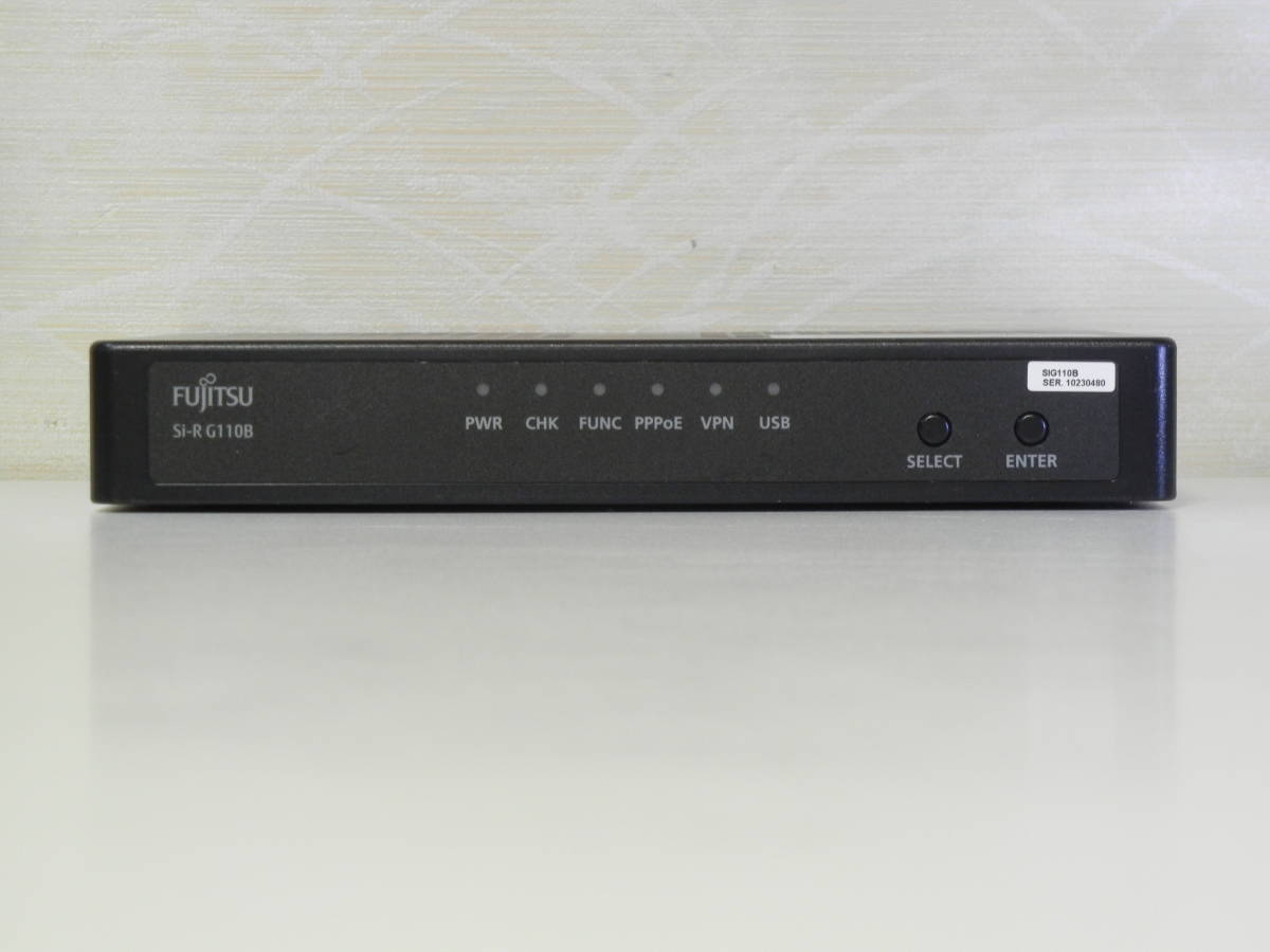 Si-R G110B 富士通 プレ IPアクセスルータ FUJITSU - ☆中古FUJITSU 
