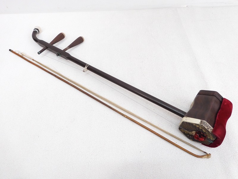 二胡 | 弓 #中古二胡 DUNHUANGハードケース 敦煌紅檀木二胡六角考級