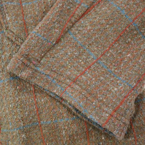 KAPITAL キャピタル エルボーパッチ 通年 チェック柄 ニット アンコン