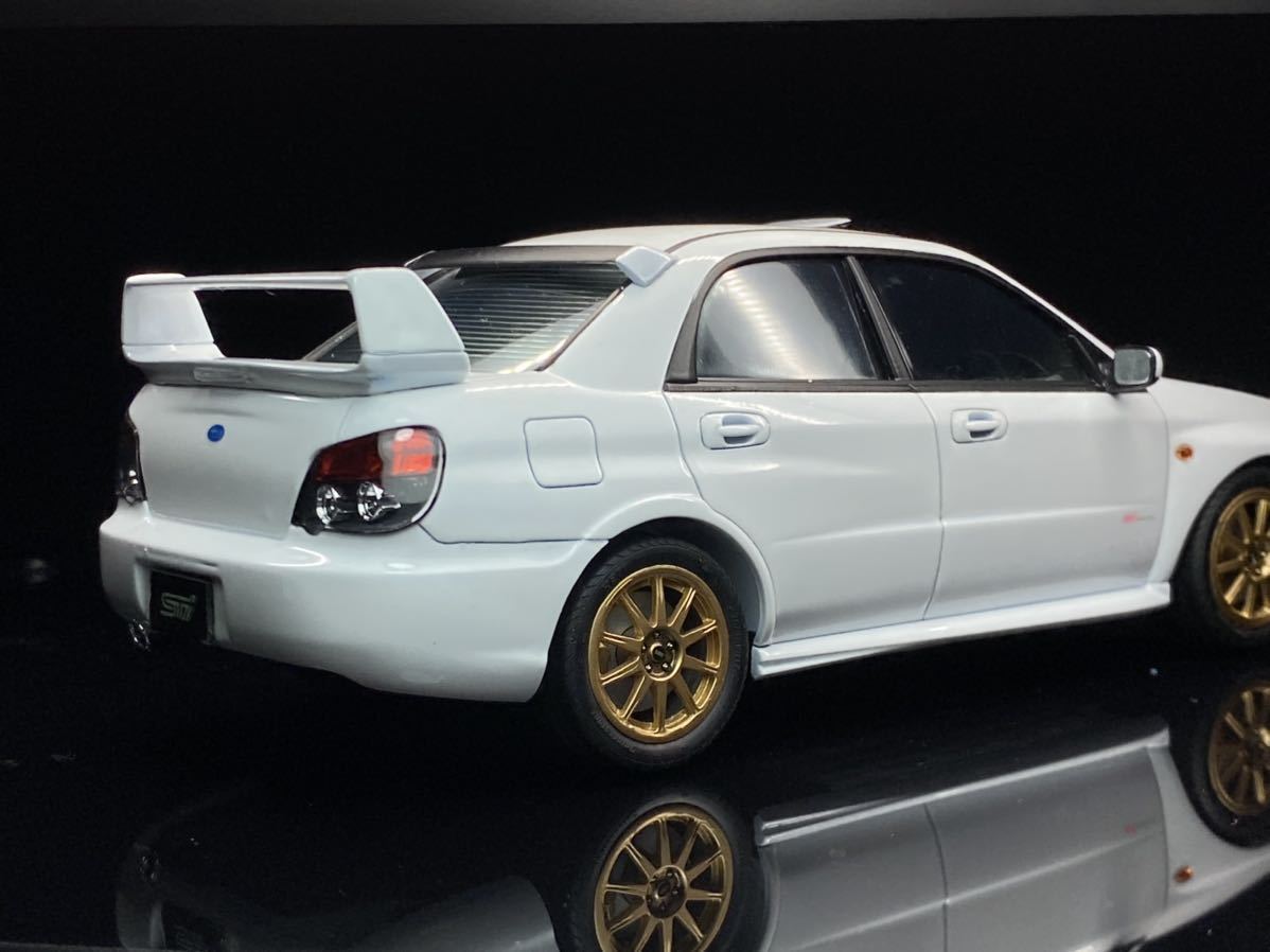 フジミ 1/24 スバル インプレッサWRXSTI GDBF 鷹目 プラモデル完成品 