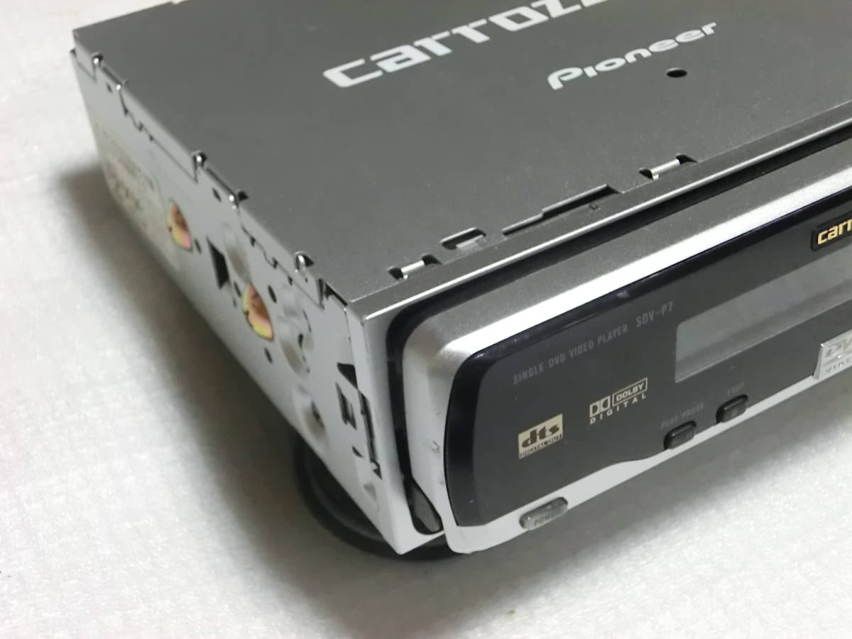 カロッツェリア CD DVD プレイヤー デッキ SDV-P7 リモコン付き