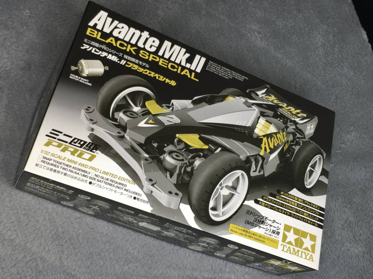 TAMIYA ミニ四駆 アバンテMk．II ブラックSP アバンテ ミニ四駆 1⁄32