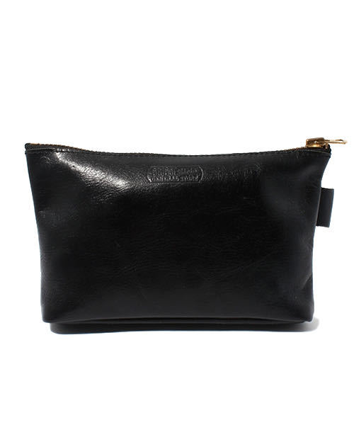 stussy livin’ブラックレザーポーチ☆美品です☆ 新品未使用激レア☆STUSSY Livin' General Store GS Heavy Leather