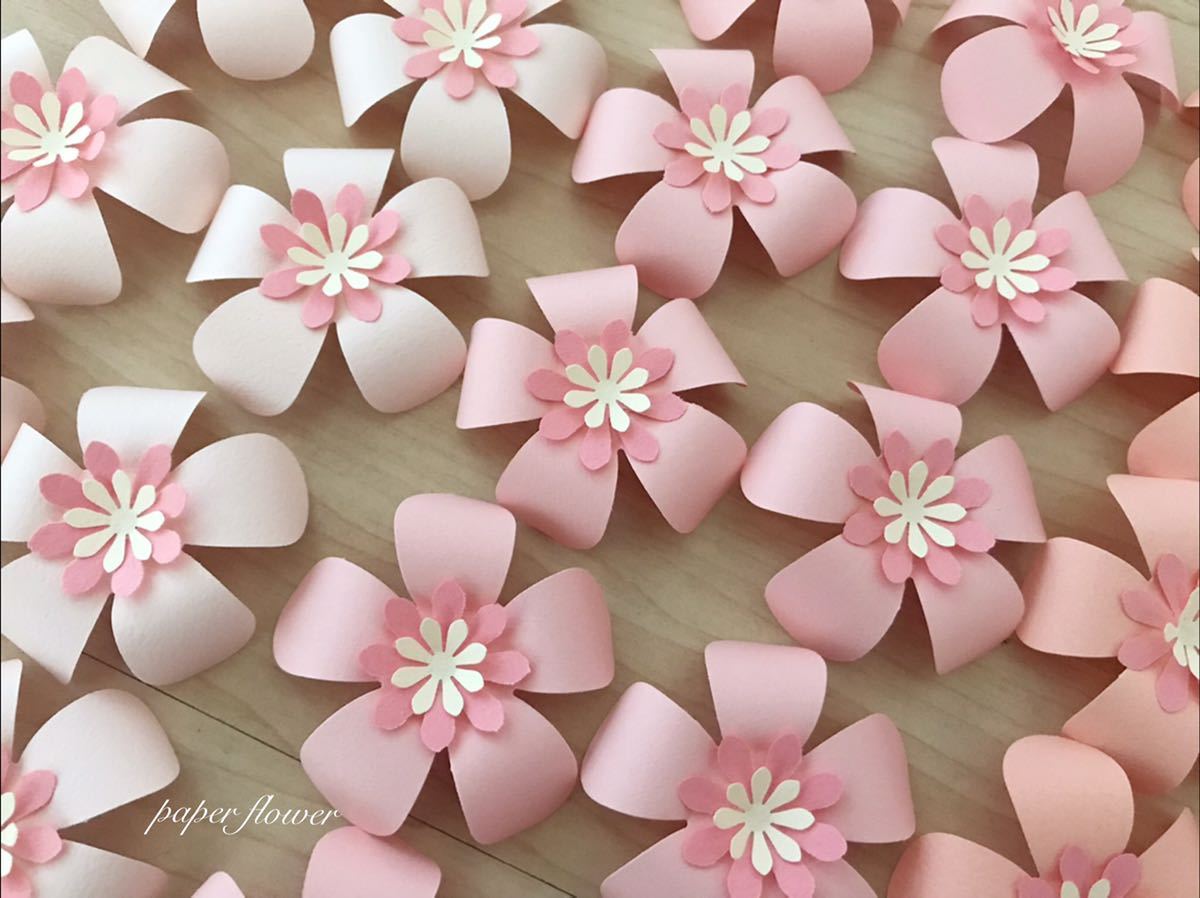 ハンドメイド 花 桜 紙 壁面飾り 卒業式 入学式 結婚式 病院 幼稚園 保育園 施設に クラフトパンチ 売買されたオークション情報 Yahooの商品情報をアーカイブ公開 オークファン Aucfan Com