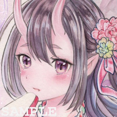 同人手描きイラスト オリジナル 創作 鬼っ娘 B6 手描きイラスト 売買されたオークション情報 Yahooの商品情報をアーカイブ公開 オークファン Aucfan Com