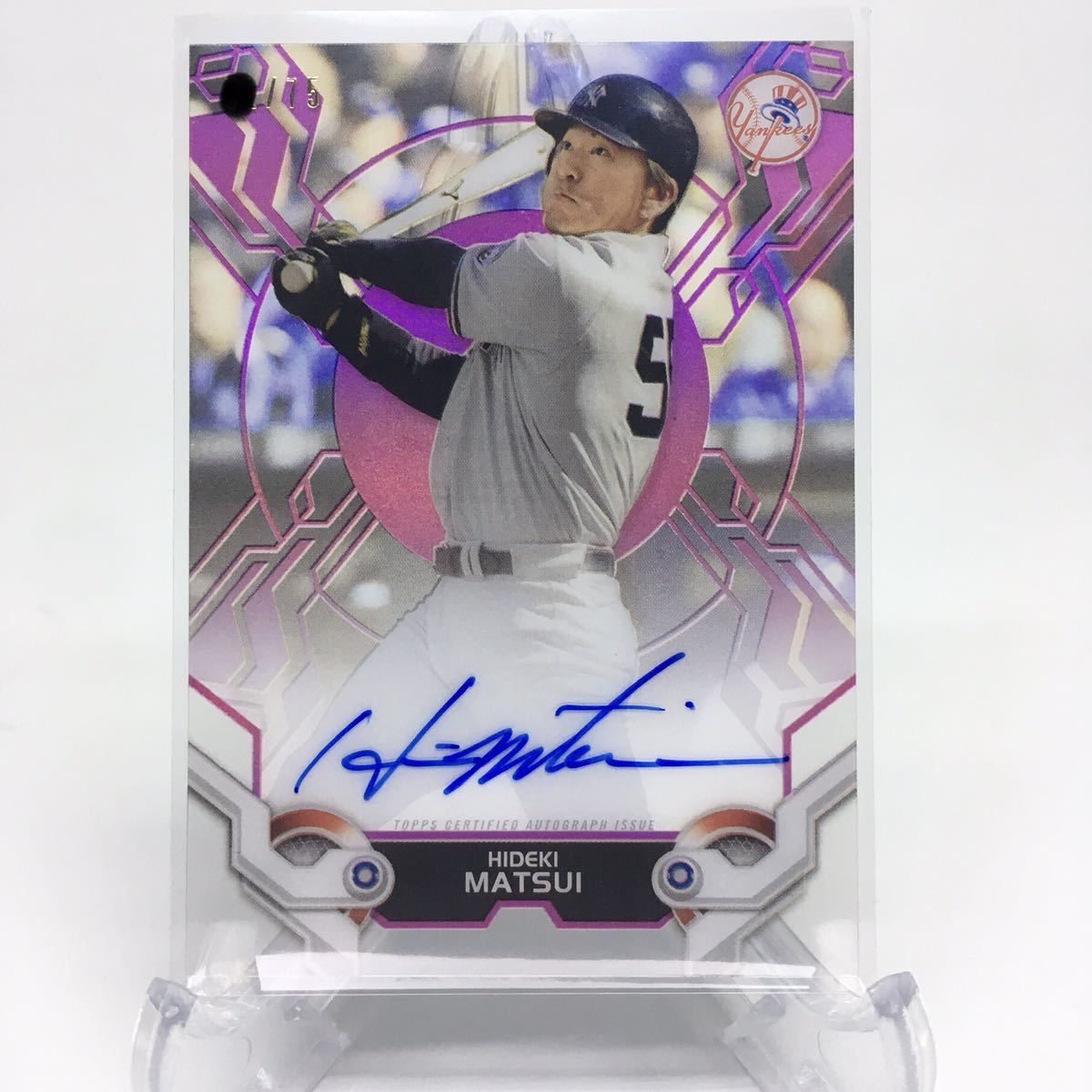 松井秀喜 0 「松井秀喜 Yahoo!オークション ⁄ Topps サイン メルカリ t