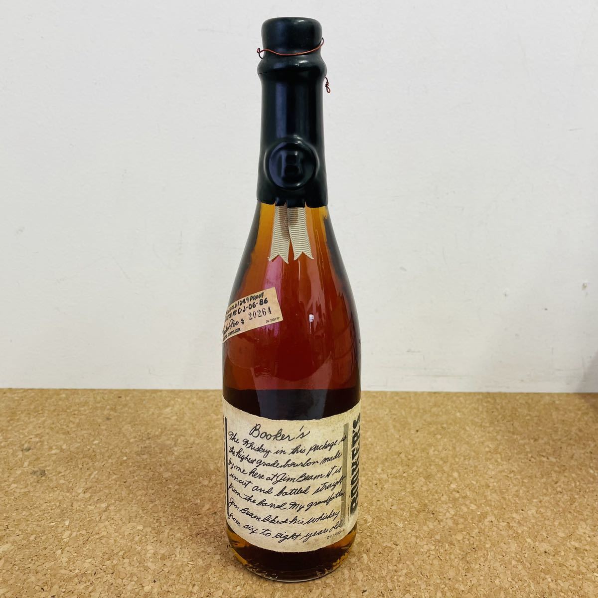 未開栓 ブッカーズ BOOKERS NOE 7年 BOURBON WHISKY No.C-J-06-86