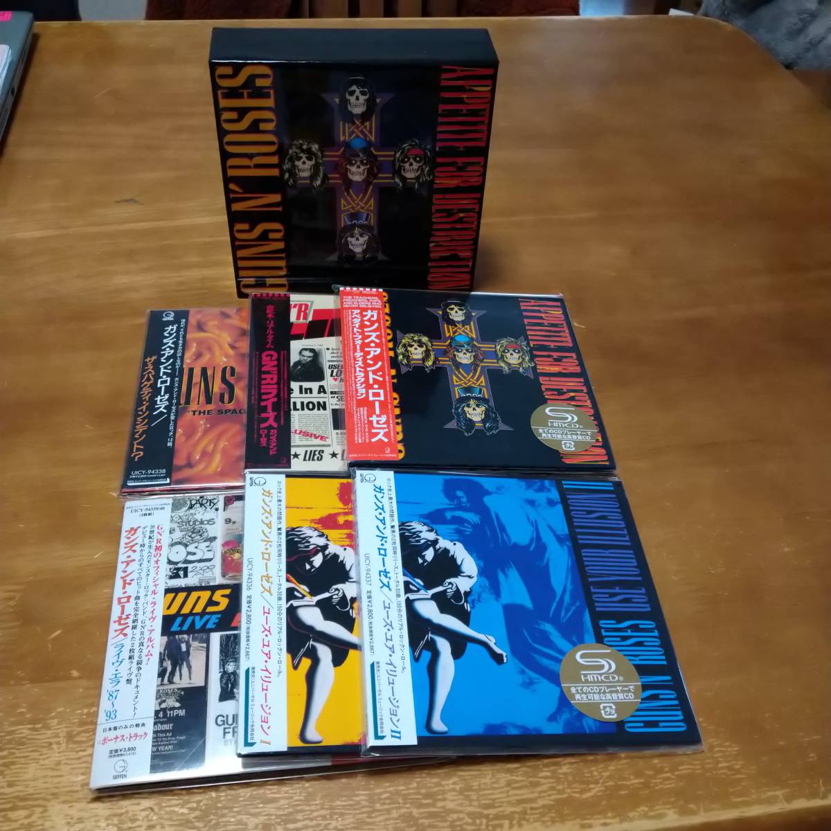N' Guns Roses SHM-CD Japanese N ROSES CD SHM Bundle GUNS 6-Album