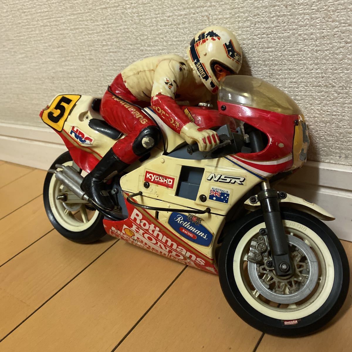 NSR500 1⁄8 Kyosho RC Motorcycle On Racer KYOSHO Hang BIKE 京商 0