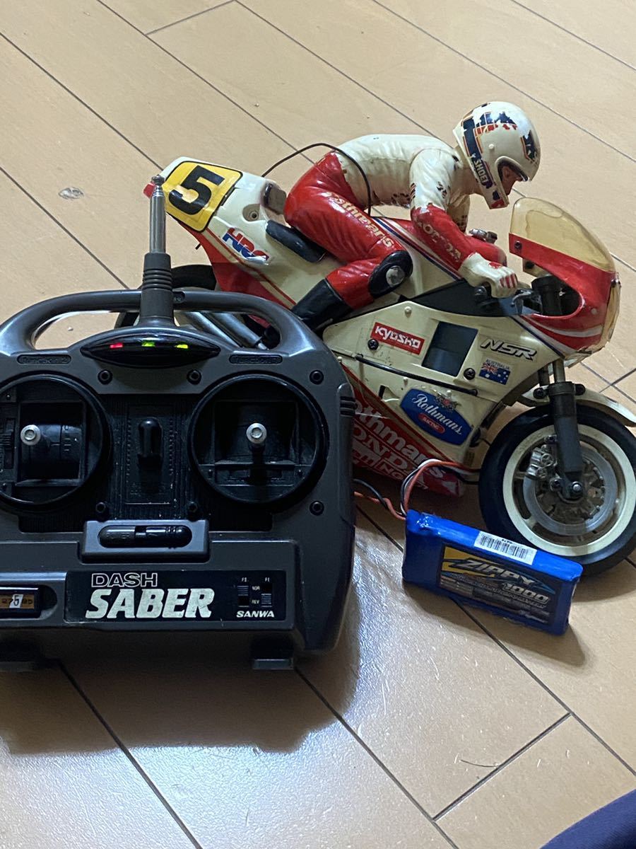 NSR500 1⁄8 Kyosho RC Motorcycle On Racer KYOSHO Hang BIKE 京商 0