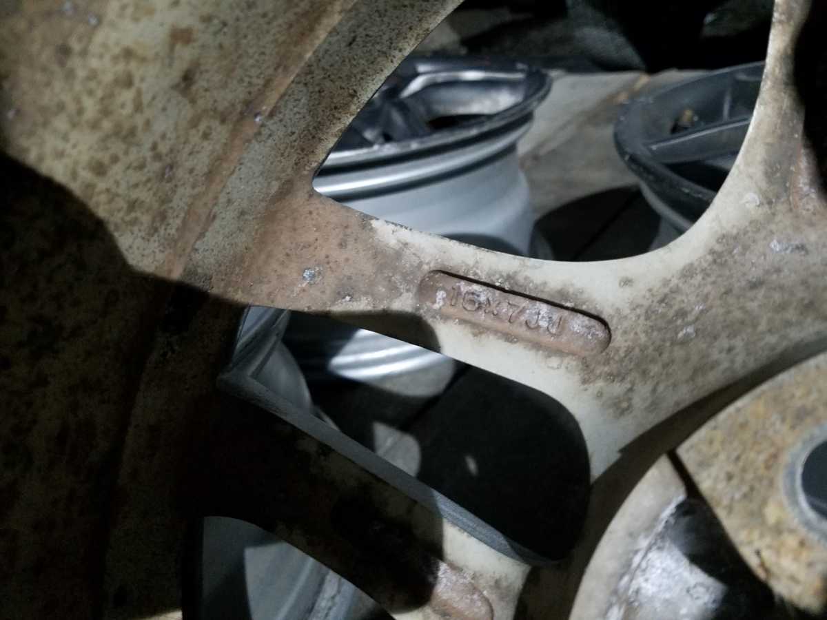 R34 スカイライン +40 ER34 7J 日産スカイライン純正ホイール 114.3 17インチ 純正 日産 5穴 純正ホイール 4本セット ＋40 16インチ スカイライン純正