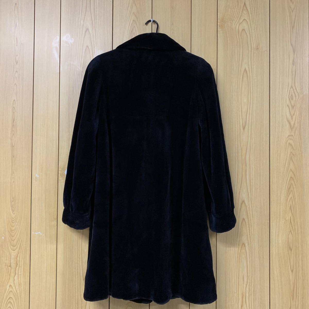 高級 SAGA MINK ファーコート ネイビー フリーサイズ 【公式通販】