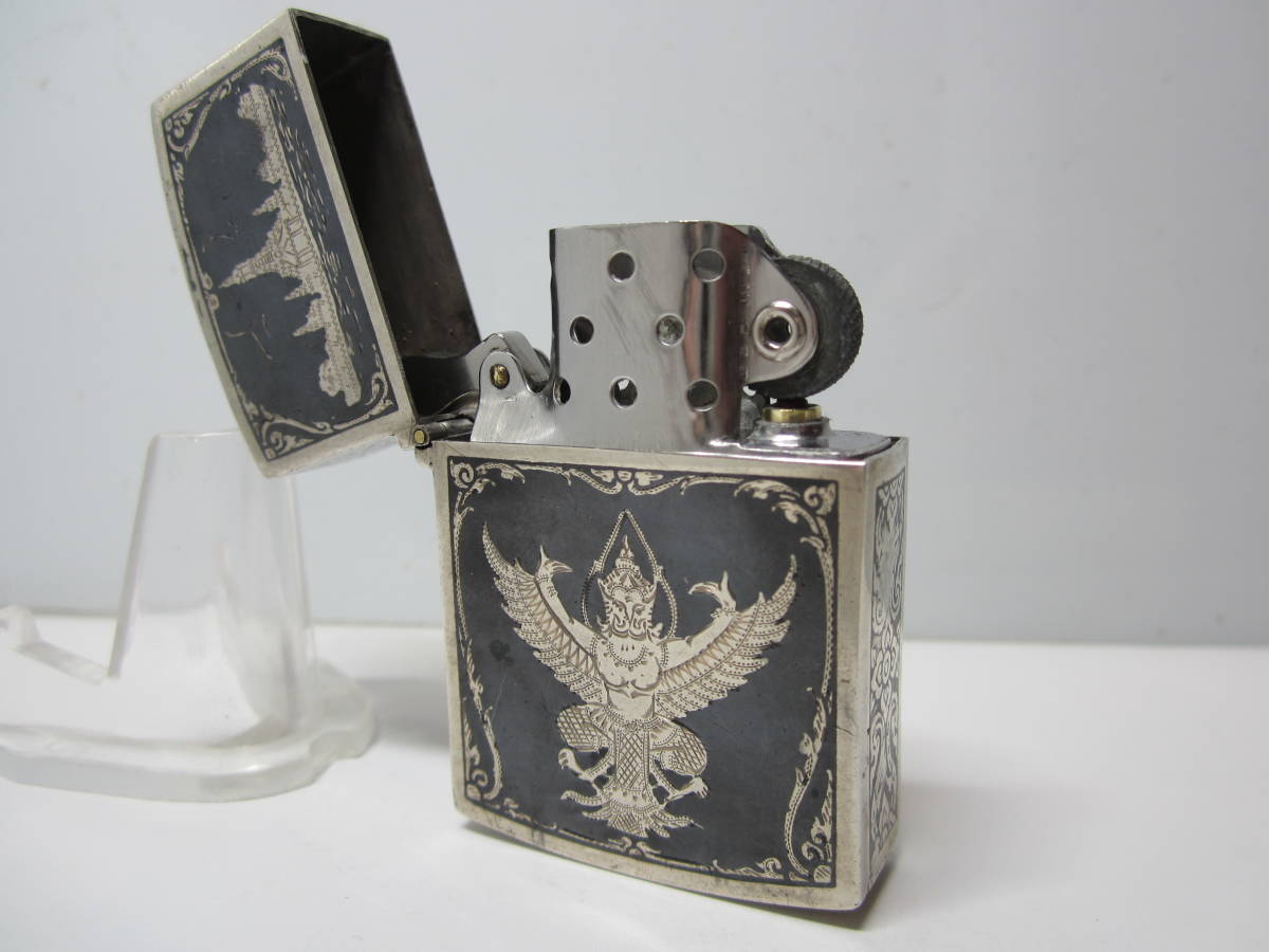 ☆Vin-Zippo☆ シャム製スターリングシルバー STERLING SILVER 4バレル 
