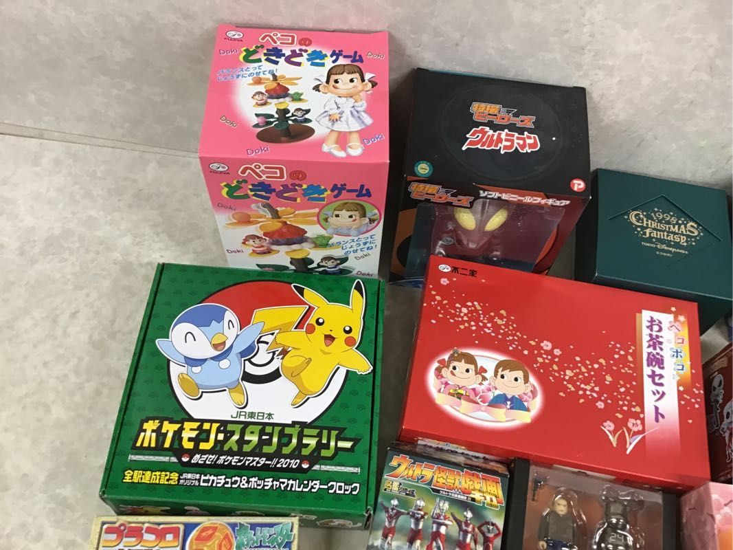 同梱不可 ジャンク 1円〜 ペコちゃん、ONE PIECE、スヌーピー 1円～ 東京リベンジャーズ、ウルトラマン、ペコちゃん エヴァンゲリオン リアルモデル等 初号機、零 仮面ライダー 等 ポリストーンコレクション 不二家 平成天才バカボン 麦わらの一味がペコちゃんに変身した