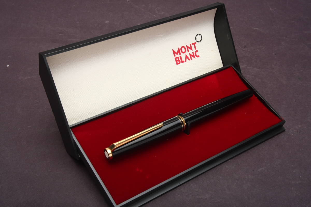 美品✨モンブラン 万年筆 クラシック 14K 585 ケース 箱 ガイド冊子付き 4816 ドイツ製 Germany 昭和レトロ 万年筆 Montblanc モンブラン 14K