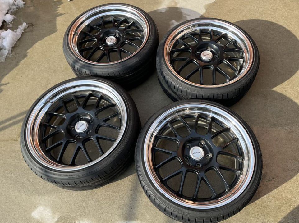 WORK MEISTER M1R 19インチ4本セット出品！ F.19×8.5J +43 5 114.3 R 