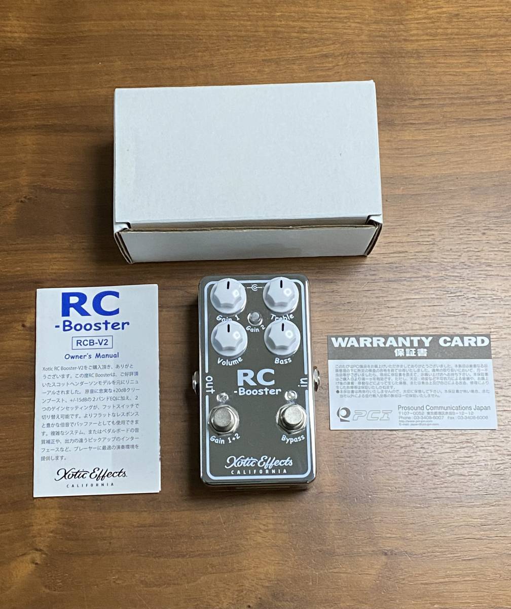 美品】【メーカー保証残あり】XOTIC エキゾチック RC Booster V2