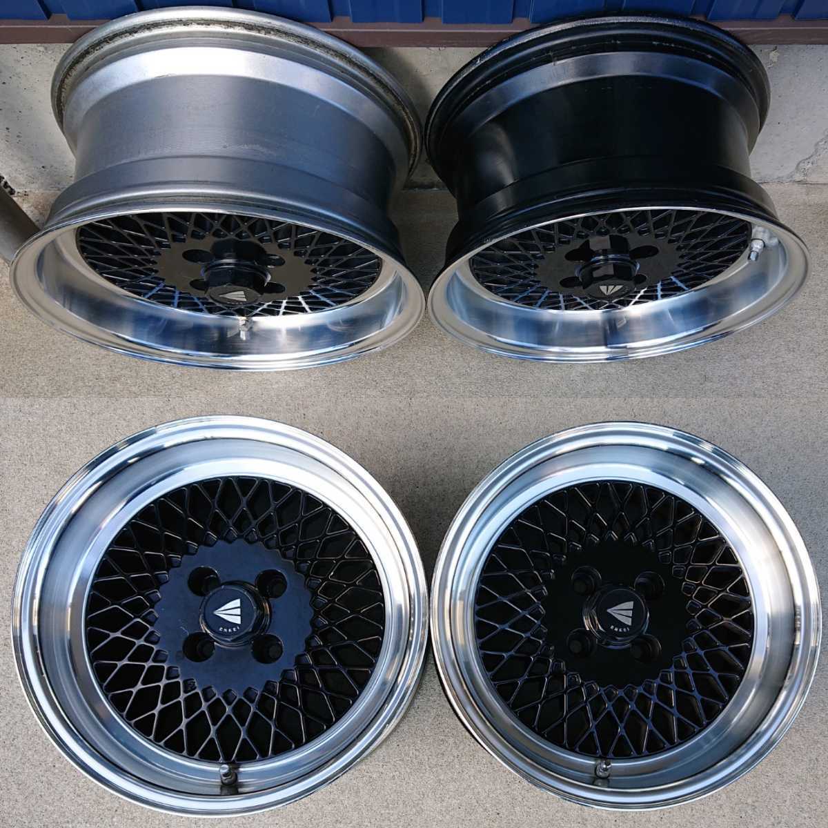 ☆8J ENKEI Neo Classic 92 PCD100 2本 4H 15inchwheels エンケイ ネオ
