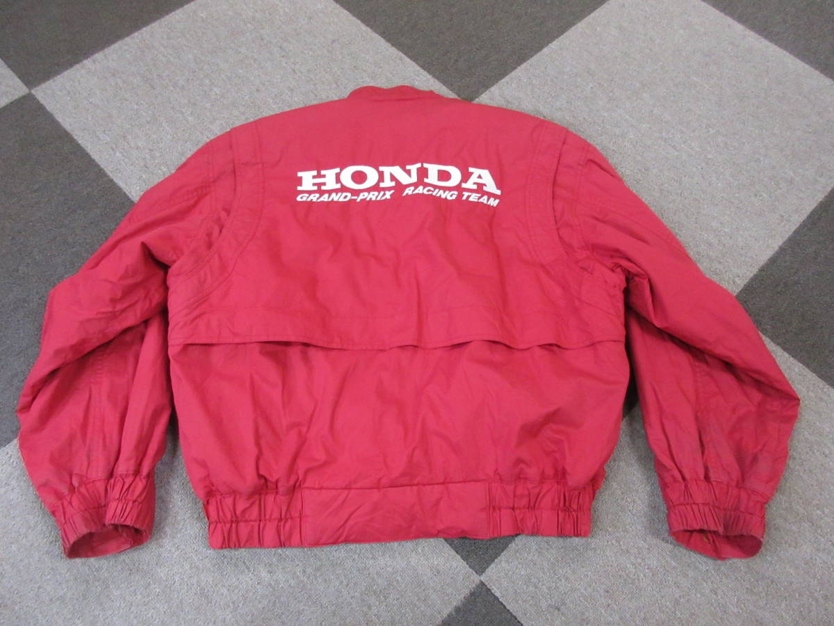 当時物 HONDA F-1 チームジャンパー L 赤 シンサレート グランプリ 