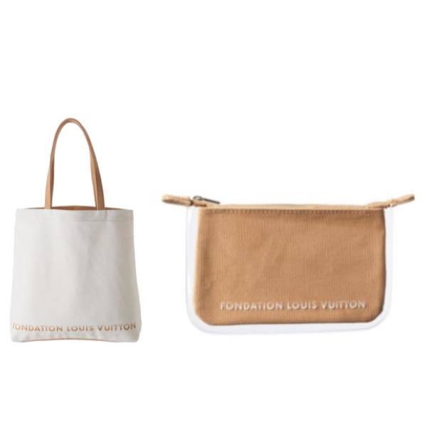 【即決】新品 正規品◆FONDATION LOUIS VUITTON ルイヴィトン◆トートバッグ ポーチ セット Louis Fondation Vuitton ジップ内 ルイヴィトン Frank