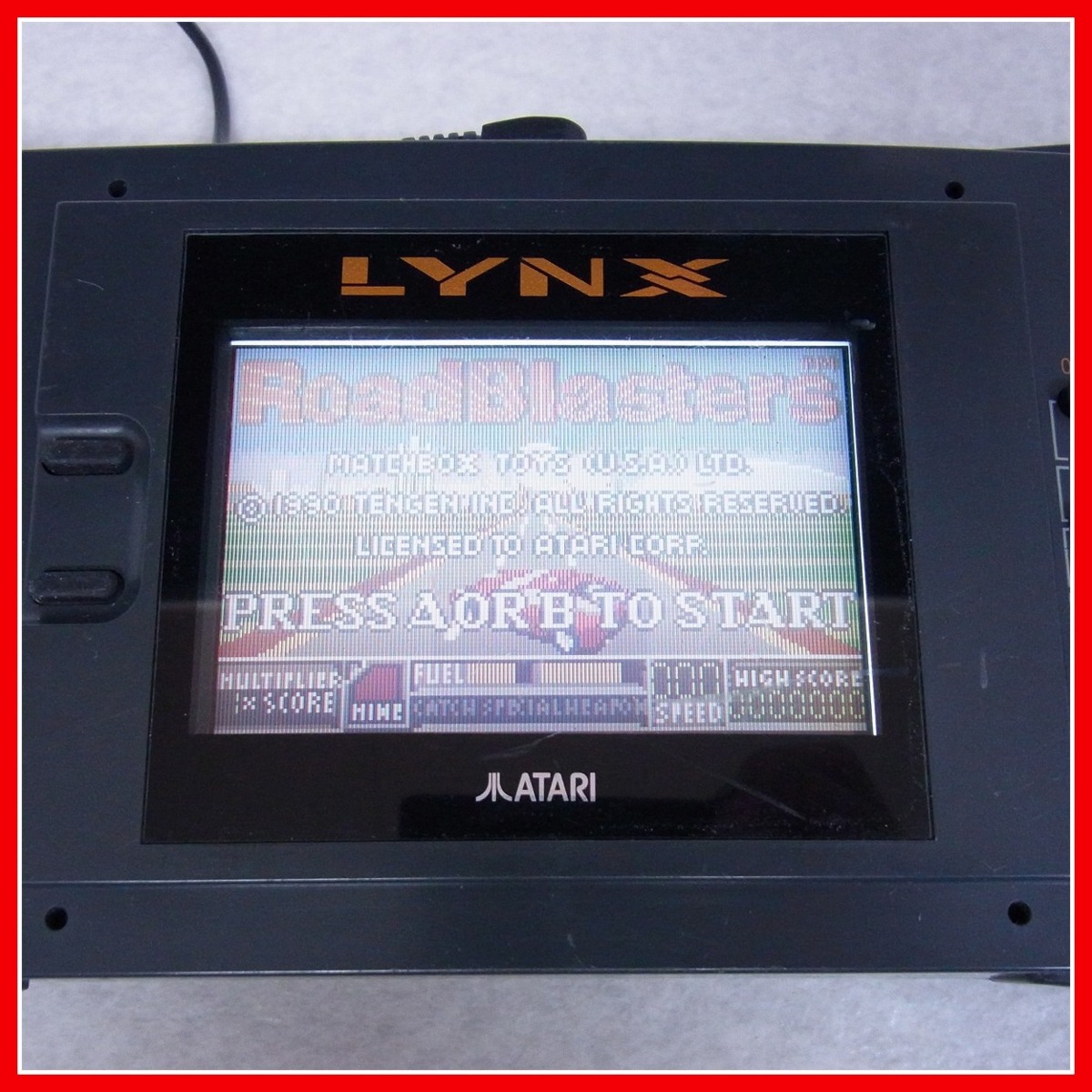 ATARI LYNX リンクス PAG-0200 本体 + ACアダプタ ATARI アタリ 10の 