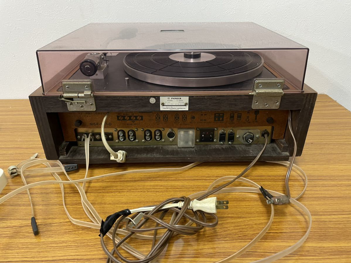 d& Pioneer パイオニア 型式C-250A ターンテーブル オーディオ機器 