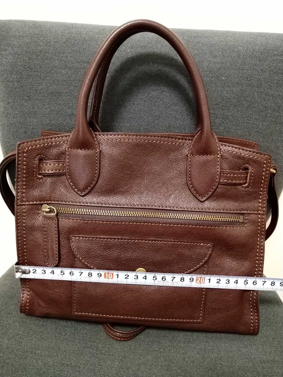 限定セール，品質保証 美品★Dakota★本革★オーリオレザートートバッグ★ショルダー★チョコブラウン