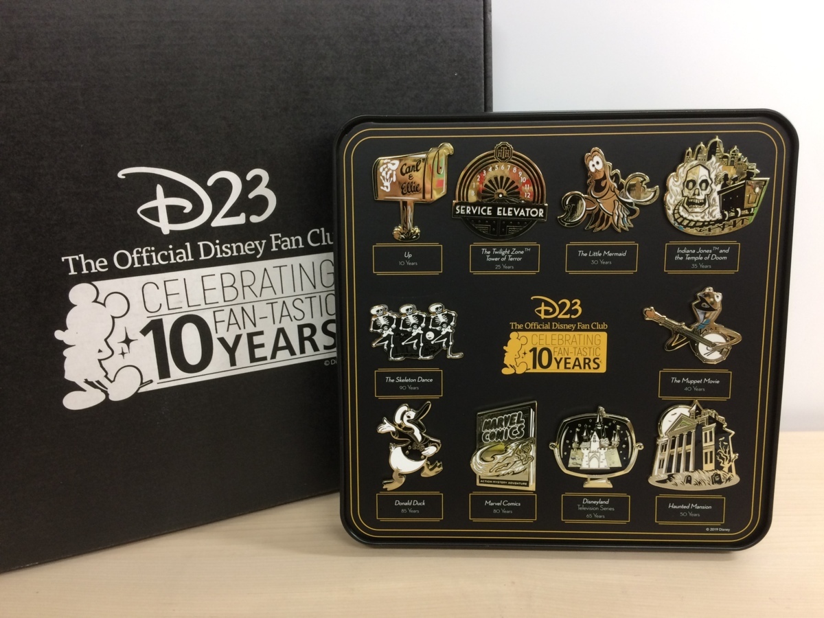 ディズニー 《非売品》D23 オフィシャルファンクラブ10周年記念 缶入り 