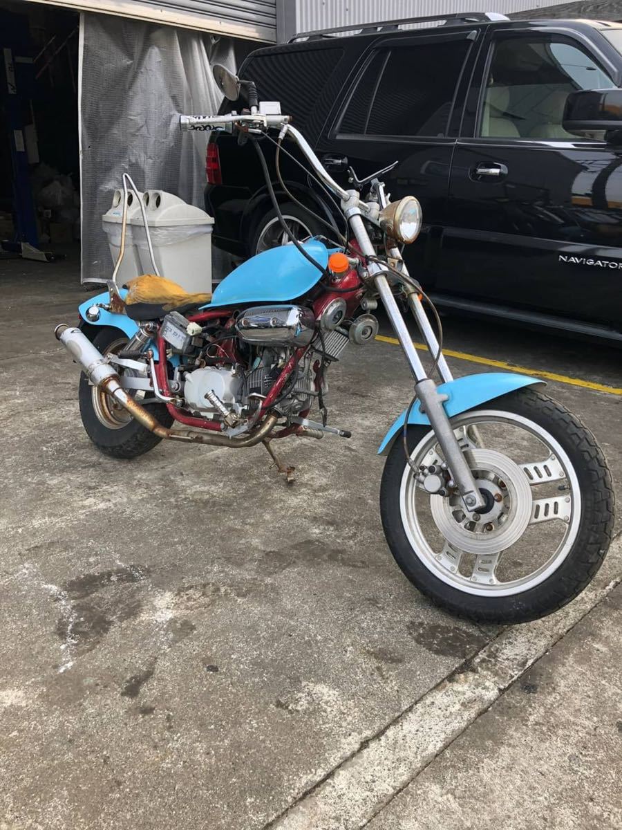 不動 マグナ50 AC13 中華エンジン？ 不明 レストアベース 検索JAZZ 