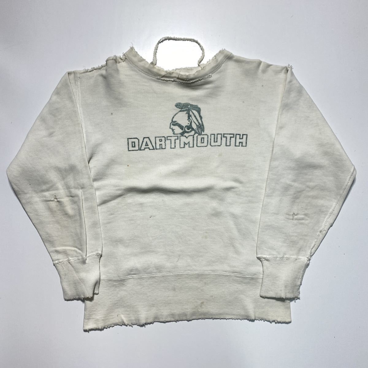 M】50s 60s Vintage Champion DARTMOUTH Print Sweat 50年代 60年代 