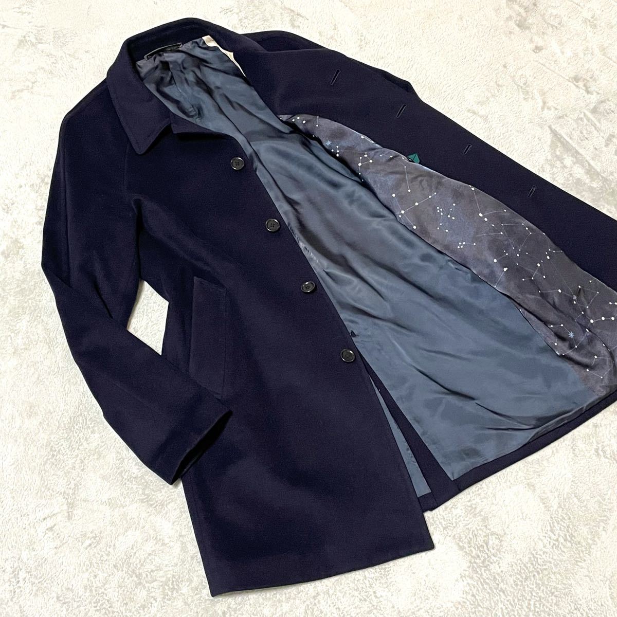 ⑩【美品】 Paul Smith ポールスミス 『星座柄のおしゃれ裏地