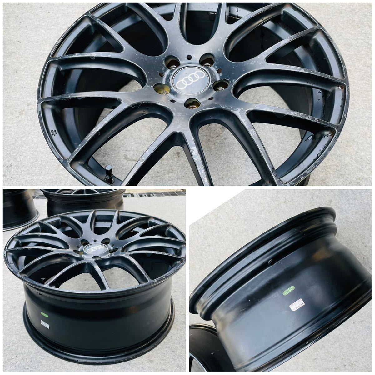 AUDI アウディ19インチ×8.5J＋45 PCD112 /5穴アルミホイール4本 