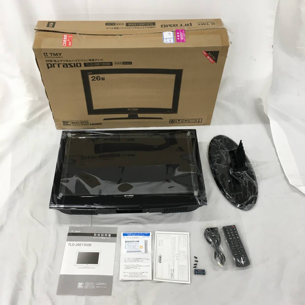 11年製 TMY Prrasio 26V型 液晶デジタルハイビジョンテレビ TL D-26E1300B 動作確認済 11年製 TMY Prrasio 26V型 液晶デジタルハイビジョンテレビ TL D