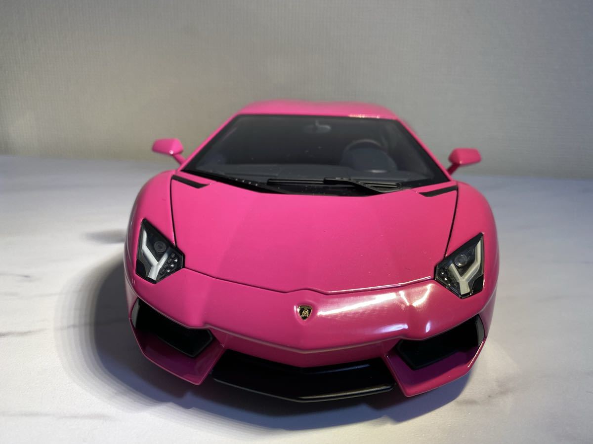 1円スタート オートアート 1 18 ランボルギーニ アヴェンタドール ピンク 乗用車 売買されたオークション情報 Yahooの商品情報をアーカイブ公開 オークファン Aucfan Com